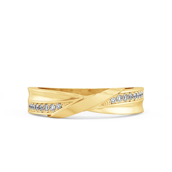 Modern Wedding Band Set NCC2040 2